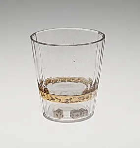 Beaker (Zwischengoldglas) Incorporating Three Dice by Unknown