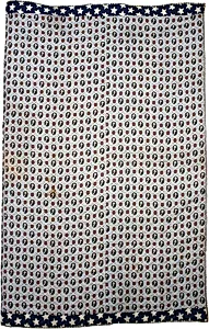 Bedcover (Centennial Fabric with Portraits of George Washington) by Unknown