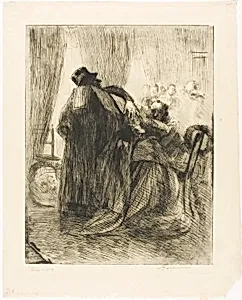 Bereavement, plate five from Woman