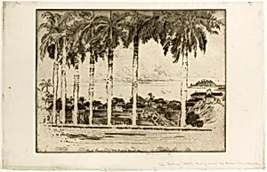 Bishops Walk, Ancon Hill, Panama by Joseph Pennell