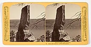 Black Monument, on West Mountain, No. 61 from the series "Devil's Lake and Vicinity" by Henry Hamilton Bennett