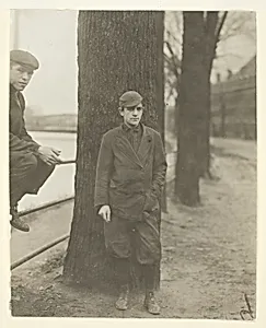 Bleach Room Boy, Leon Halcourt, 16 Years Old, Lawrence, Massachusetts by Lewis Wickes Hine