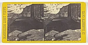 "Bottomless Pit" and "Bridge of Sighs", No. 19 from the series "Mammoth Cave Views"