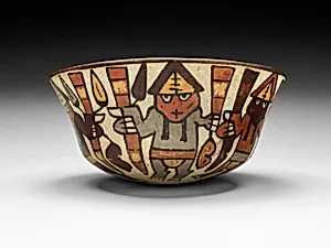 Bowl Depicting a Harvest Dance by Nasca