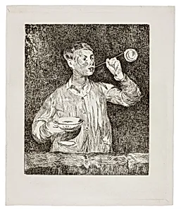 Boy Blowing Soap Bubbles by Édouard Manet