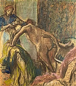Breakfast after the Bath by Hilaire Germain Edgar Degas