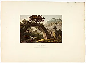Bridge of Varus, plate twenty-eight from A Select Collection of Views and Ruins in Rome and its Vicinity by Unknown