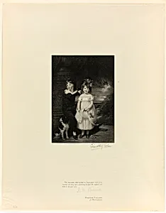 Brother and Sister, from Old English Masters by Timothy Cole
