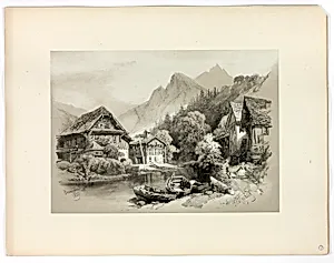 Brunnen, from Picturesque Selections by James Duffield Harding
