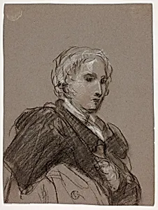 Bust of a Woman (recto); Draped Figure, Three-Quarter Length (verso)