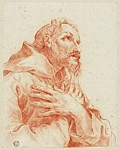 Bust of Male Saint Praying