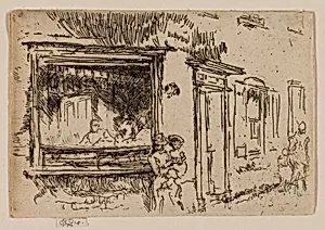 Butcher's Shop, Sandwich, Kent by James McNeill Whistler