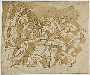 Camillus Attacking Brennus