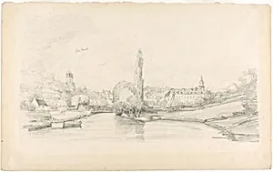 Canal Scene Near Brussels