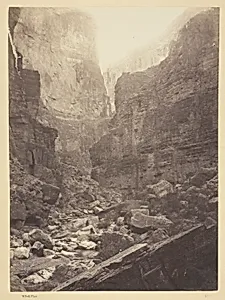 Cañon of Kanab Wash, Colorado River, Looking North