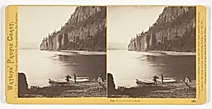 Cape Horn, Columbia River, No. 1231 from the series "Watkins' Pacific Coast" by Carleton Watkins
