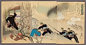 Capturing the Fortress at Niuzhuang (Gyusojo senryo)