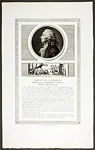 Caritat de Condorcet, Deputy at the National Convention, from the series Tableaux historiques de la révolution française