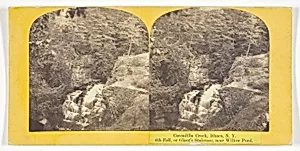 Cascadilla Creek, Ithaca, N.Y. 6th Fall, or Giant's Staircase, near Willow Pond
