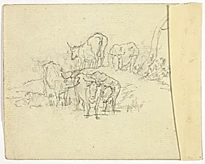 Cattle (recto); The Charlatan (verso)