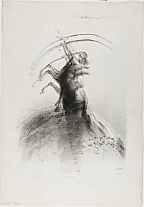 Centaur Taking Aim at the Clouds by Odilon Redon
