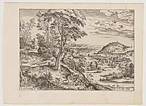 Cephalus and Procris, from Landscapes with Biblical and Mythological Scenes