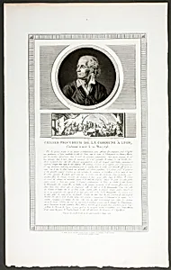 Chalier, Procureur of the Lyon Commune, from the series Tableaux historiques de la révolution française