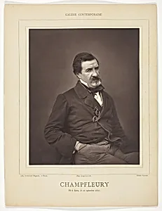 Champfleury (born Jules François Felix Fleury-Husson, French critic and novelist, 1821-1889)