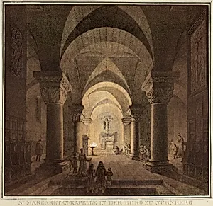 Chapel of Saint Margaret in the City of Nuremberg, from Collection of Memorable Medieval Buildings in Germany