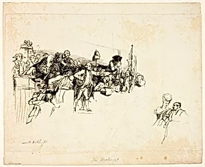 Charles James Fox on the Hustings at Covent Garden