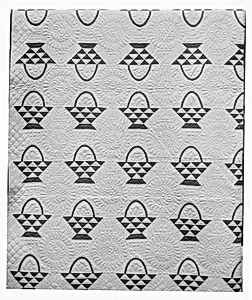 "Cherry Basket" Quilt by Unknown