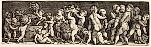 Children Gathering Grapes