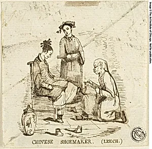 Chinese Shoemaker by John Leech
