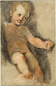 Christ Child: Study for the Madonna di San Giovanni by Federico Barocci