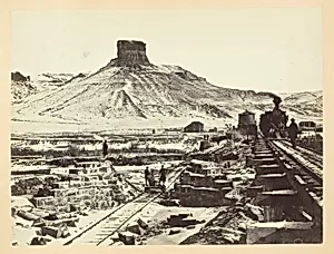 Citadel Rock, Green River Valley by Andrew Joseph Russell