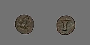Coin Depicting a Horse by Ancient Greek