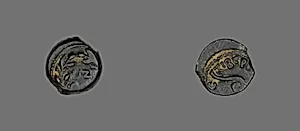 Coin Depicting an Olive Wreath