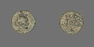 Coin Depicting the Amazon Cyme by Ancient Greek