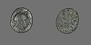 Coin Depicting the God Apollo by Ancient Greek