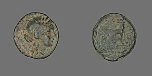 Coin Depicting the God Apollo by Ancient Greek