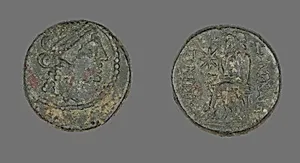 Coin Depicting the God Apollo by Ancient Greek