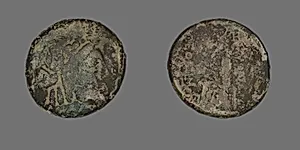 Coin Depicting the God Apollo by Ancient Greek