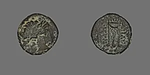 Coin Depicting the God Apollo by Ancient Greek