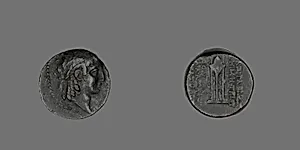 Coin Depicting the God Apollo by Ancient Greek
