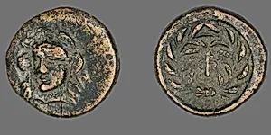 Coin Depicting the Goddess Athena by Ancient Greek
