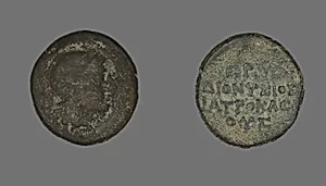 Coin Depicting the Goddess Athena by Ancient Greek