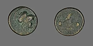 Coin Depicting the Goddess Athena by Ancient Greek