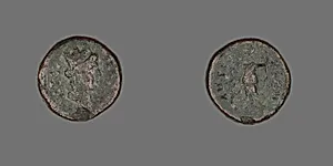 Coin Depicting the Goddess Tyche