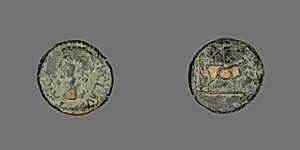 Coin Portraying Emperor Claudius