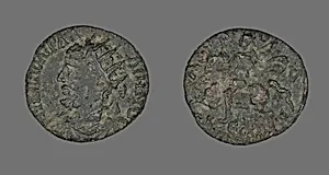 Coin Portraying Emperor Gallienus